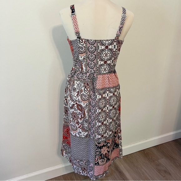 Rachel Zoe Linen Paisley Print Midi Dress – Size 6 - Picture 2 of 4